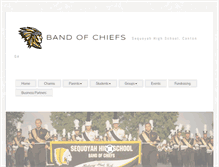 Tablet Screenshot of bandofchiefs.org